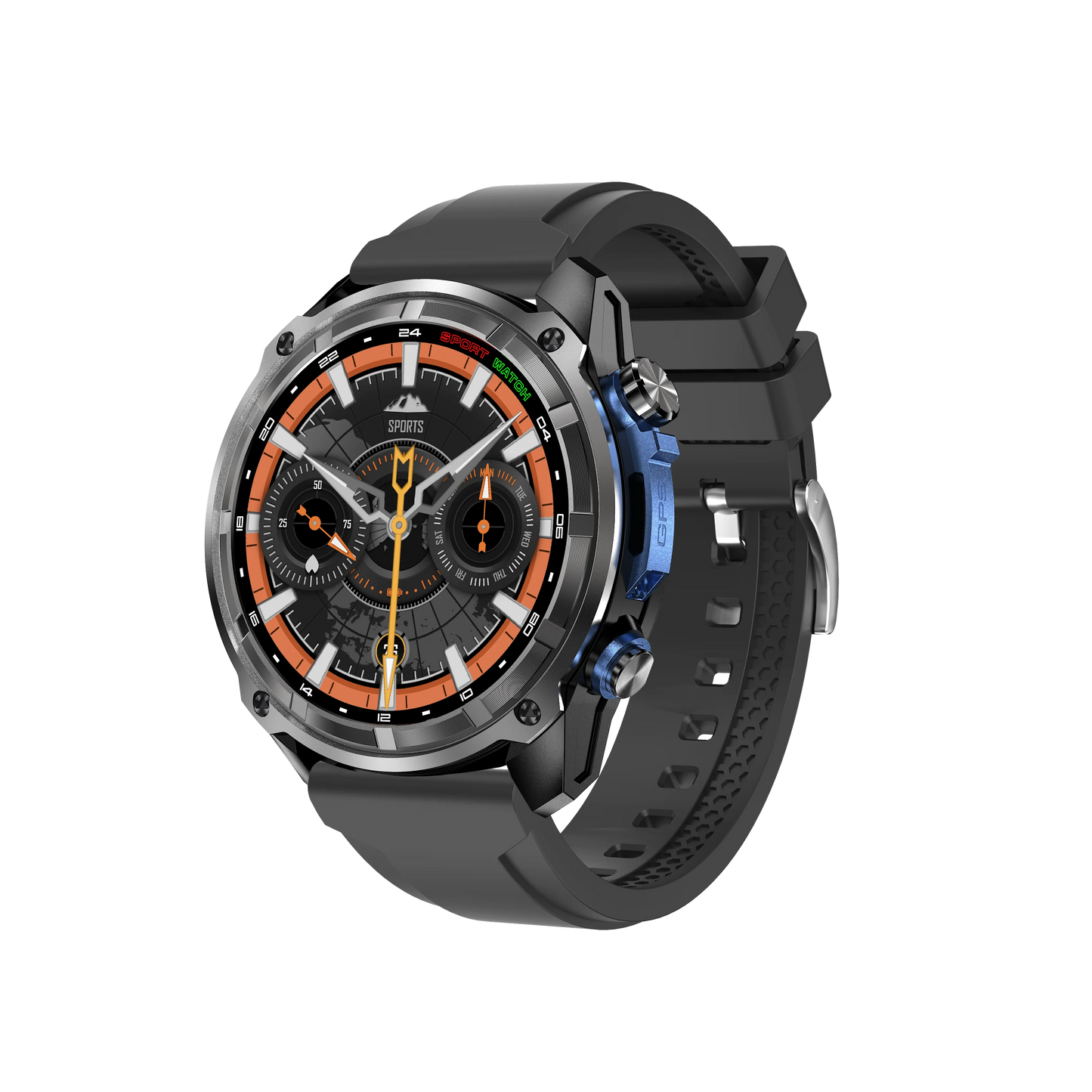 New T-Rex Militray Man Smart Watch 2025 Built-in GPS Offline Map 4GB Memory Professional Waterproof Watches Men Smart Bracele