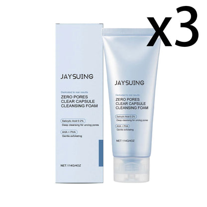 Salicylic Acid Facial Cleanser Deep Cleaning Softening Keratin Exfoliating Oil-Control Moisturizing Gently Face Cleansing Gel