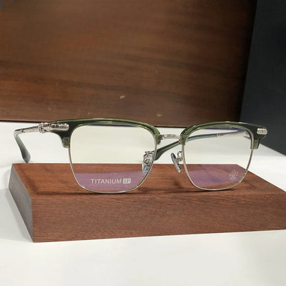 2025 Ultra Light Pure Titanium Fashion Luxury Women Square Business Glasses High Quality Men Optical Prescription Glasses Frame