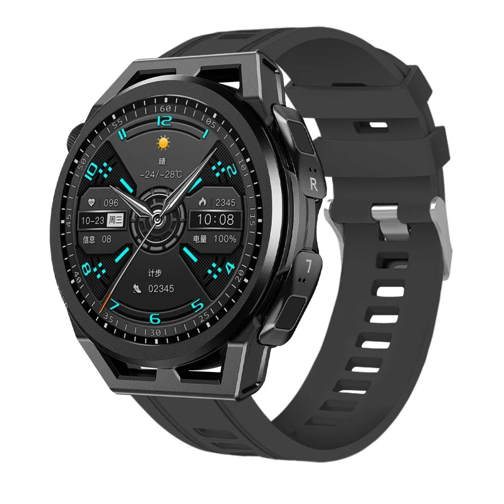 2025 Wireless Headset 2-In-1 Smartwatch Man Bluetooth Voice Call  Waterproof Smart Watch Distance Activity Tracker Music Watches