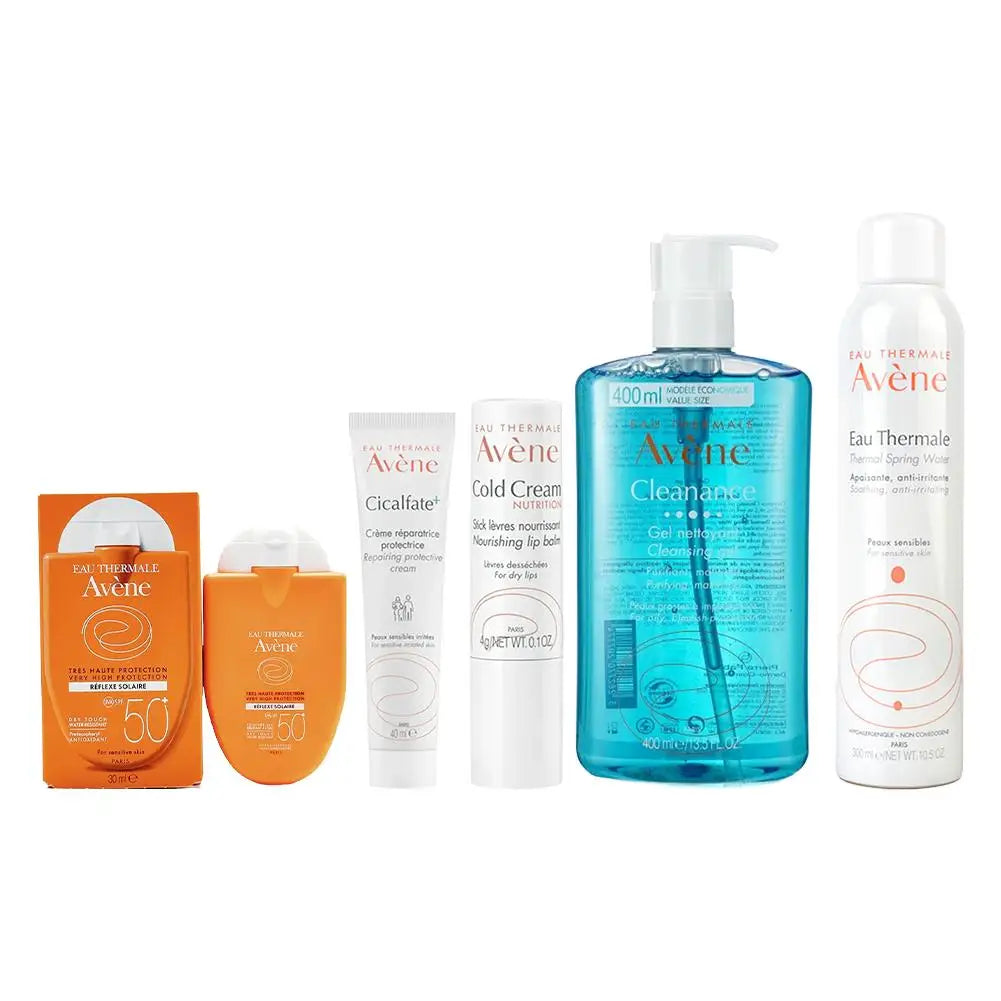 Avene Facial Cleanser SPF 50+ Sunscreen Deep Cleansing Whitening Cold Cream Removes Face Dirt Moisturizing Gel Skin Care