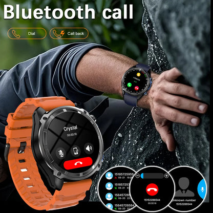 DT G1 Outdoor Sports Smartwatch 860mAh Battery 1.53inch AMOLED Screen Men's Watch Compass 5ATM Waterproof BT Call Smart Watch