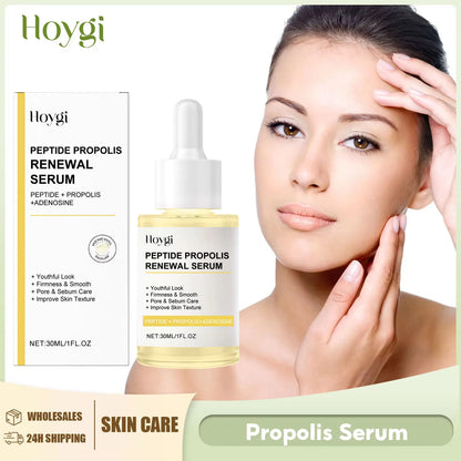Peptide Propolis Face Serum Reduce Dryness Firming Lifting Anti Redness Renewal Smoothing Nourishing Repair Damaged Skin Essence