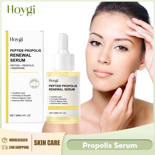Peptide Propolis Face Serum Reduce Dryness Firming Lifting Anti Redness Renewal Smoothing Nourishing Repair Damaged Skin Essence