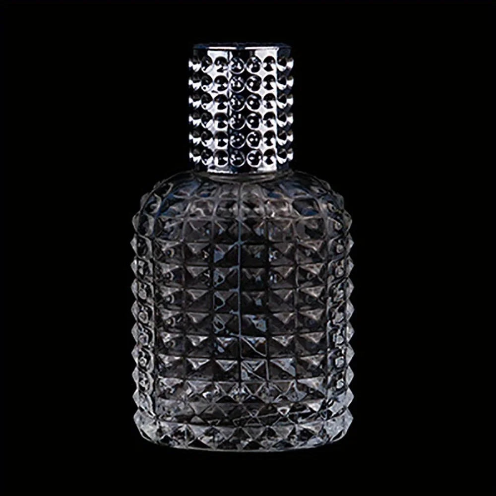 30/50Ml pineapple bottle perfume bottle glass spray bottle cosmetic spray sub-bottle grid empty bottle