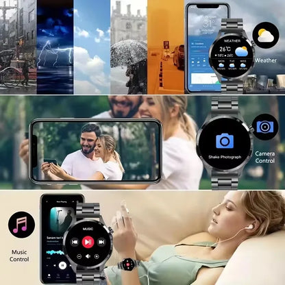 For  GT5Pro NFC GPS Sport Smart Watch Men 1.52inch Big AMOLED Screen Heart rate Bluetooth call Waterproof Women Smartwatch