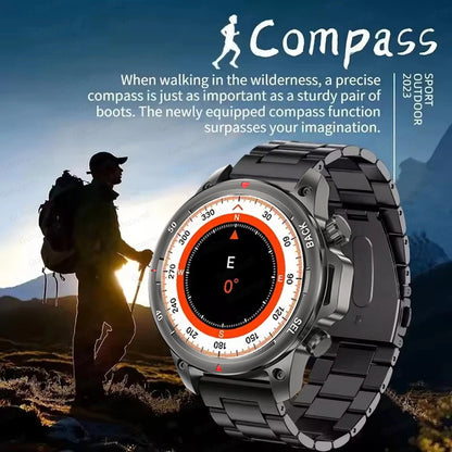 2025 New GUHUAVMI IP68 Waterproof GPS Sports Smart Watch Men AMOLED HD Screen Heart Rate NFC Bluetooth Call Smart Watches Woman