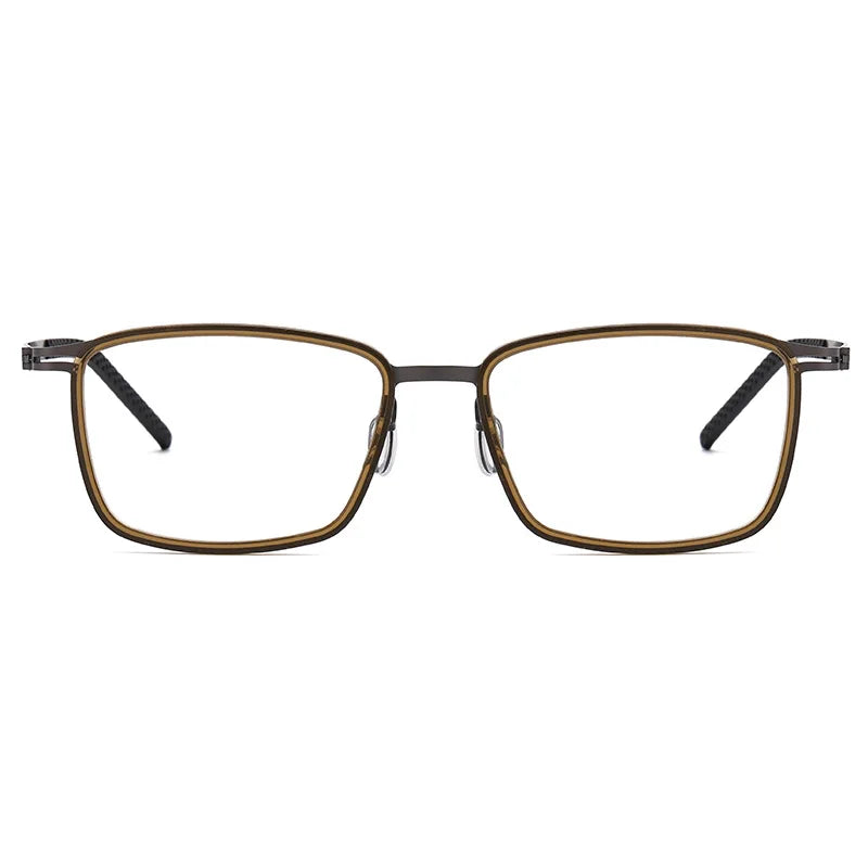Linde Replica Classic Circular Frame Eyeglasses Prescription Titanium Alloy Eyewear Comfortable Reading Myopia Glasses 698009