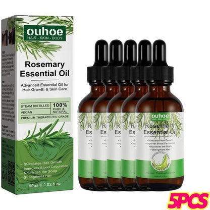 Rosemary Oil Hair Growth Essential Coconut Oil Improve Hair Loss And Nourishes Strengthen Hair Roots Scalp Treatment Hair Care