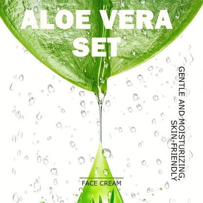 45g Aloe Vera Facial Firming Cream, Natural Aloe Vera Essence, Gentle and Skin Friendly, Effectively Diminishes Fine Lines, Firms Skin, Moisturizes Skin,