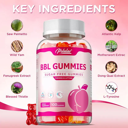 BBL Gummies - Increase Natural Curves, Promote Buttock Growth, Reduce Fat Mass and Sagging