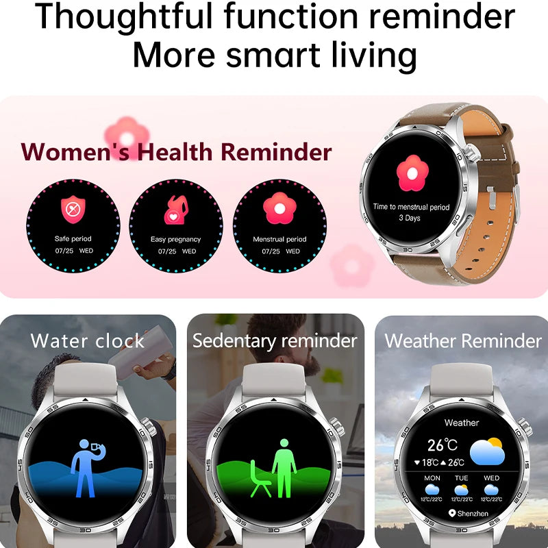 Watch 5 PRO Smart Watch Men Watch 5 AMOLED HD Screen Bluetooth Call GPS Trajectory NFC Heart Rate Compass SmartWatches 2024 New