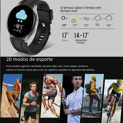 LAXASFIT Smart Watch Full Touch Screen Sport Fitness Watches BT Call Digital Smart Watch Wristwatch For Men Women Gift 2024 New