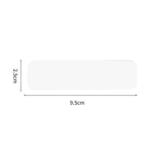 10Pcs Clear Plastic Rectangle Strips for Applying Aloe Vera Gel Tattoo Anesthesia Cream Detail Slides PMU Accessories Suppllies