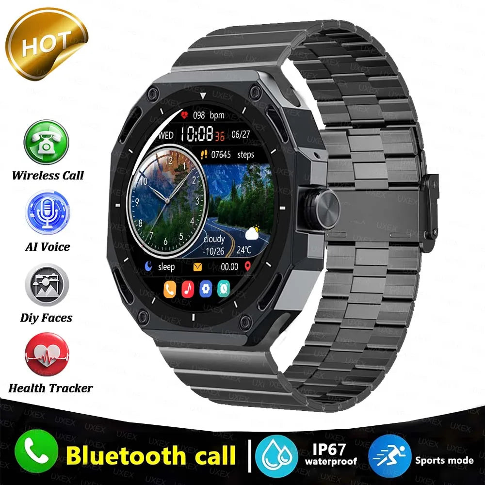 New Smartwatch Plus Women AMOLED HD Screen Global Version Always On Display Bluetooth Call Smart Men Watch For Android Ios 2025