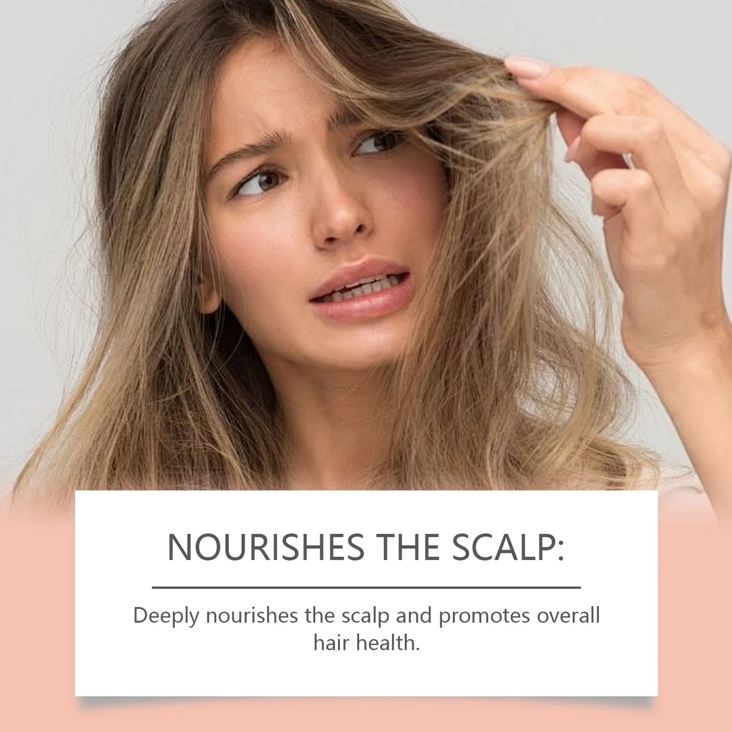 Grey Hair Treatment Serum Restore Natural Hair Color Anti Frizz Damaged Nourishing Scalp Hair Roots Healthy White To Black Hair