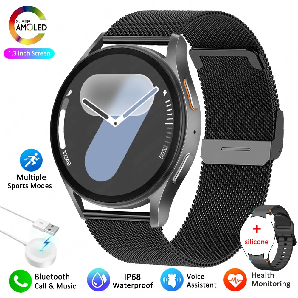 Watch 7 mini NFC GPS Smart Watch Women Health Sport Watch AMOLED Display Heart rate Games Bluetooth call Waterproof Men Watch
