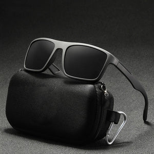 Outdoor Polarized Sunglasses Unisex Black Frame Men Women UV400 Driving Travel Sun Glasses Male Ultralight Anti-glare Goggles