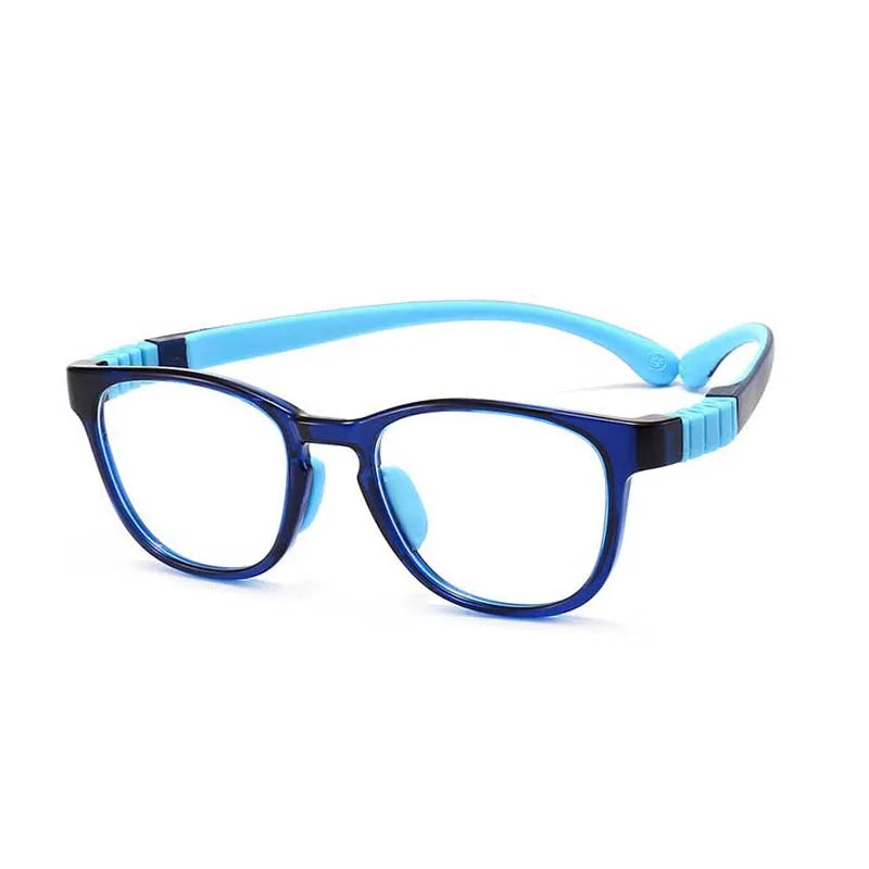 54905 Children Silicone Anti-Blue Light Glasses Flexible Removable Sport Eyeglasses Frame Girls Boys Mobile Phone Glasses