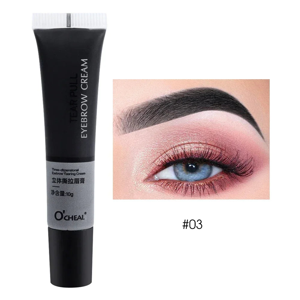 Waterproof Peel Off Eyebrow Gel Semi-Permanent Matte Eye Brow Tattoo Tint Dye Eyebrow Enhancer Cream Make Up Cosmetics화장품