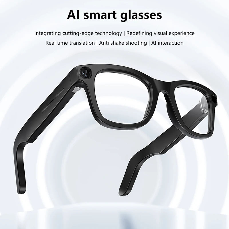 Xiaomi 8K HD AI Smart Camera Glasses With Long-lasting Battery Voice Assistant Control Calling Music Outdoor Photo-grey Glasses
