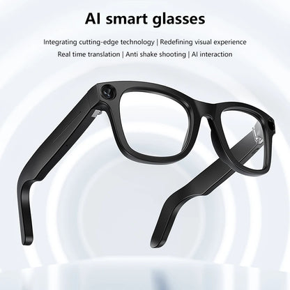 Xiaomi 8K HD AI Smart Camera Glasses With Long-lasting Battery Voice Assistant Control Calling Music Outdoor Photo-grey Glasses