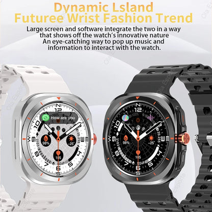2025 Smart Watch GT7 Ultra HD AMOLED Screen Bluetooth Talk Heart Rate Health Monitoring Men Women Sports Watches For iOS Samsun