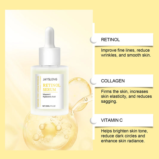 Retinol Facial Tightening Essence Deep Moisturizing Eye Periocular Fade Fine Lines Tightening Repair Hyaluronic Acid Essence