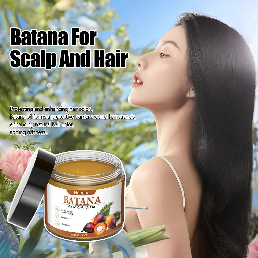 120ml Batana Oil Hair Conditioner Oil Hair Moisturize And Repair Hair Root Treatment Hair Mask Loss Anti-Breakage