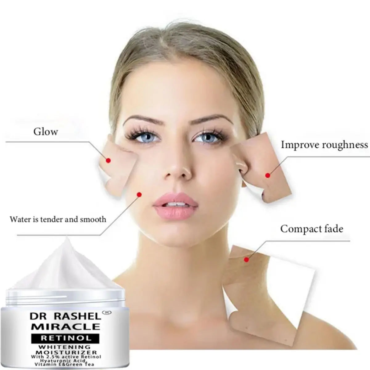 Dr Rashel Miracle Retinol Face Essence Hyaluronic Acid Essence shrinks pores and reduces fine lines