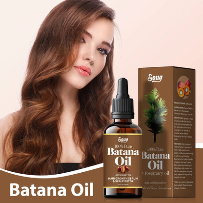Batana Rosemary Essential Oil Reduct Hair Loss Prevent Split Hair Care Product Nourish Moisturize Improve Hair Quality Hair Care