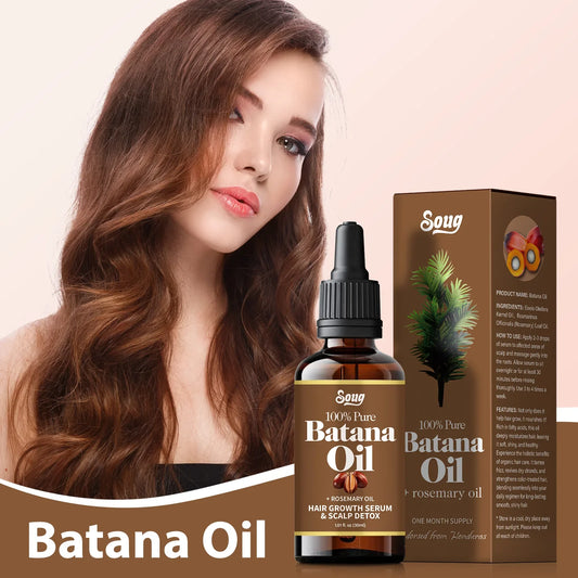 Batana Rosemary Essential Oil Reduct Hair Loss Prevent Split Hair Care Product Nourish Moisturize Improve Hair Quality Hair Care