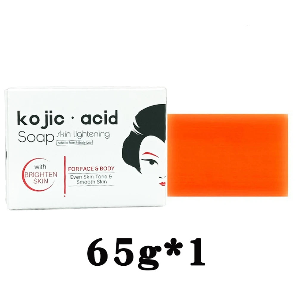 Handmade Kojic Acid Soap Natural Mild Non-irritating Brightening Skin Exfoliator Body Face Cleansing Blackheads Removal Soap