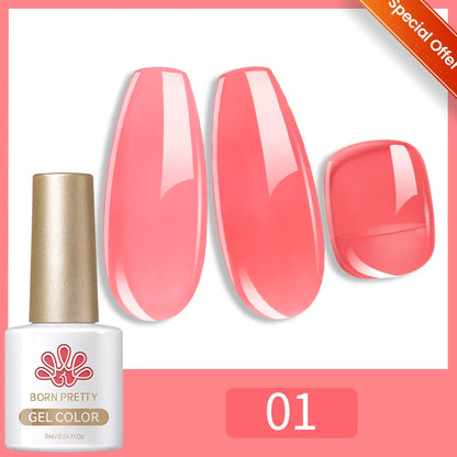 BORN PRETTY 10ml HEMA TPO FREE Mint Chocolate Cat Magnetic Gel Nail Polish Sumer Colored Ultra Shine Soak Off UV Gel Nail Art
