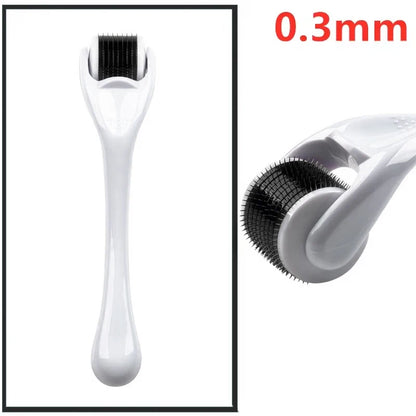 Derma Roller for Skin,Beard & Hair  0.2mm\0.25mm\0.3mm needle- Micro Face Roll Tool 540 Needles for Facial,Body & Hair Growth