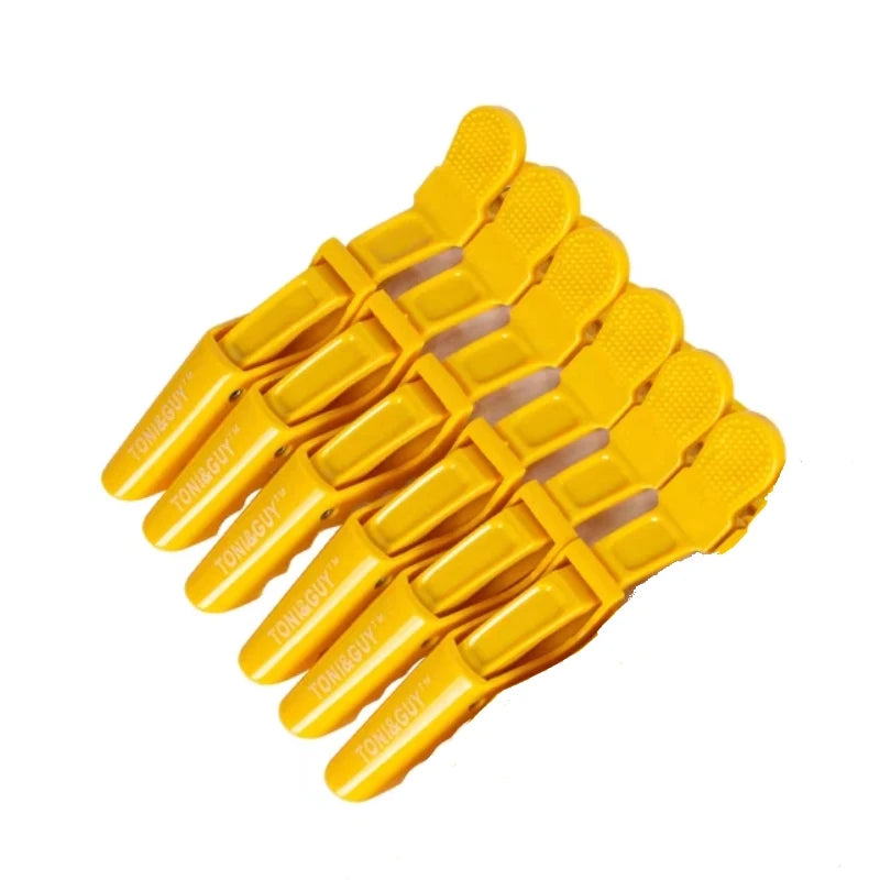 6pcs/lot Plastic Hairpin Hair Clips Hairdressing Clamps Claw Section Alligator Clips Barber For Salon Styling Hair Accessories