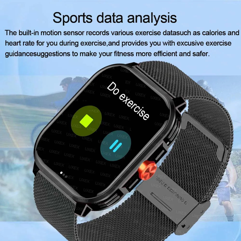 Outside Smartwatch Watch 2.01 HD Full Screen Christmas Gift  Bluetooth Call Custom Photo Women FitnessSmartwatch For Android Ios