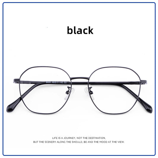 titanium glasses women prescription progressive glasses of sight far and near reading glasses women round glasses frame custom