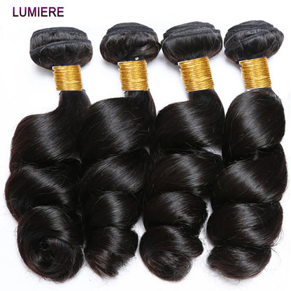 8-40 Inchs Loose Wave Bundles Brazilian Human Hair Weave Bundles 1/3/4 Bundles Deal Top Quality Human Hair Extensions Wholeasle