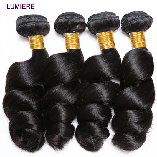 8-40 Inchs Loose Wave Bundles Brazilian Human Hair Weave Bundles 1/3/4 Bundles Deal Top Quality Human Hair Extensions Wholeasle