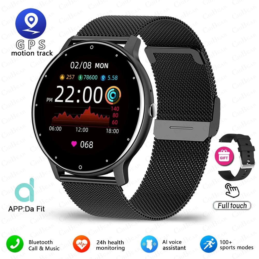 For Xiaomi Fashion Ladies Smart Watch Full Touch Screen HD Screen Health Monitoring Heart Rate Waterproof Bluetooth Call Watch