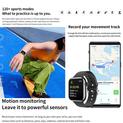 Watch 9 GPS Track Smart Watch Men Woman Heart rate Body temperature Bluetooth Call Waterproof Sports Smart Watch For Android iOS