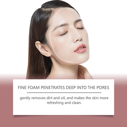 Rice Water Cleansing Mousse Oil Control Deep Cleaning Pores Moisturizing Brightening Soothing Rejuvenation Foam Face Wash Care
