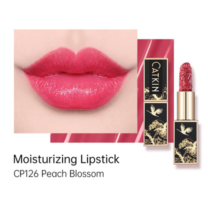 CATKIN Makeup Velvet Matte Lipstick, Hydrating Satin Long Lasting lipstick with Smooth and Creamy Texture, 3.6g