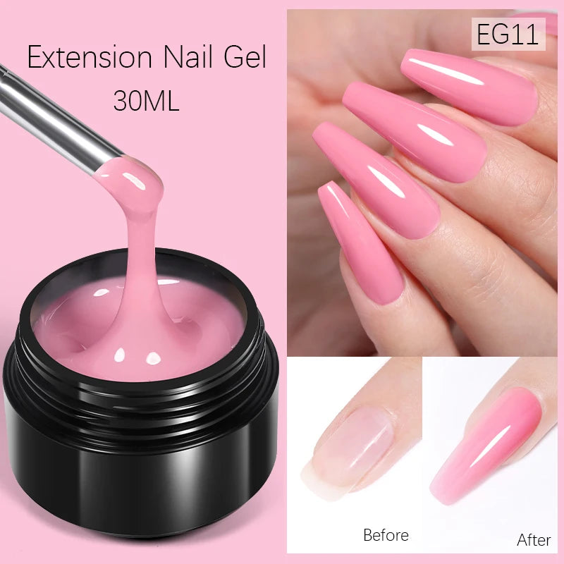 Born Pretty 15ml Aurora 3D Shaping Non Stick Hand Nail Extension Gel Soak Off UV LED For Nail Building Manicure Construction Gel