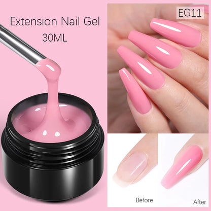 Born Pretty 15ml Aurora 3D Shaping Non Stick Hand Nail Extension Gel Soak Off UV LED For Nail Building Manicure Construction Gel