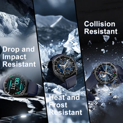DT G1 Outdoor Sports Smartwatch 860mAh Battery 1.53inch AMOLED Screen Men's Watch Compass 5ATM Waterproof BT Call Smart Watch