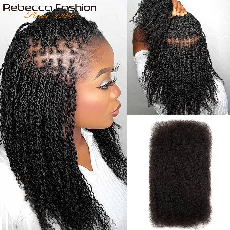 Brazilian Afro kinky Bulk Human Hair For Braiding Remy Hair Bundle QVR Remy Bulk Hair No Attachment Peruvian Afro Kinky Bulk