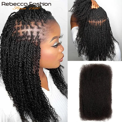 Brazilian Afro kinky Bulk Human Hair For Braiding Remy Hair Bundle QVR Remy Bulk Hair No Attachment Peruvian Afro Kinky Bulk
