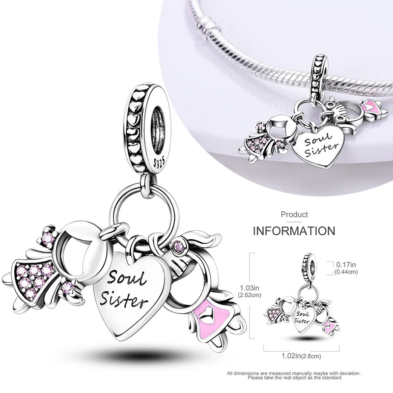 Hot Sale 925 Silver Charms Beads Perfume Animal Butterfly Pendants Fit Original Bracelet DIY Jewelry